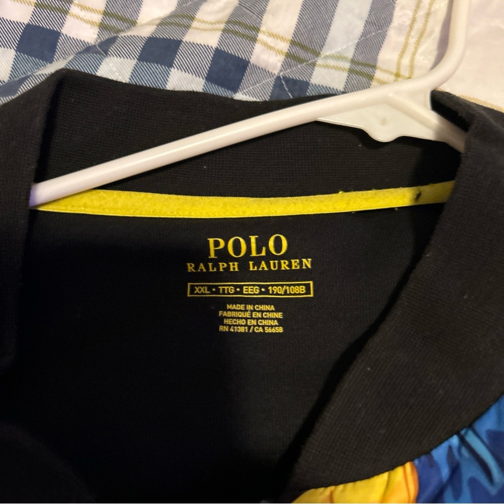 Polo by Ralph Lauren Blue and Black Shirt